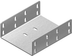 BAKS 350505 LCC500H50 Nagyfesztávú kábellétra C-toldó 45×42×140 mm tűzihorganyzott, anyagvastagság 2, 0 mm, villamos kábelek nyomvonalvezetéséhez (350505)