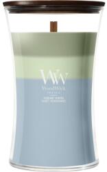 WoodWick Trilogy Verdant Woods gyertya, nagy