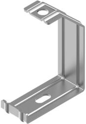 BAKS 161707 WSKL75 Világítási szerelőcsatorna középpontosan függesztett tartó 75×105×35 mm, anyagvastagság 1, 5 mm, villamos szerelési feladatokhoz (161707)