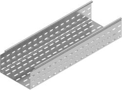 BAKS 120460 KCJ600H110/3 kábeltálca 110×600×3000 mm szalaghorganyzott 1, 0 mm anyagvastagság, villamos kábelek nyomvonalvezetéséhez (120460)