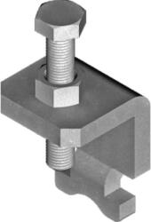 BAKS 752406 UCM3 C-sín tartó I-gerendához 40x 50 mm M10 csavarral, villamos szerelési feladatokhoz (752406)