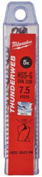 Milwaukee Thunderweb - HSS-G fémfúró DIN 338 - 7, 5mm (5db/cs) 4932352394 (4932352394)