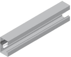 BAKS 960113 KS130H68/2 Mellvédcsatorna 68×130×2000 mm elektrogalvanikusan horganyzott, anyagvastagság 1, 0 mm, villamos szerelési feladatokhoz (960113)