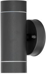TRACON oldalfali spot lámpatest, kültéri antracit 2xGU10, max. 35W IP44 - SPGU10IPF2A (SPGU10IPF2A)