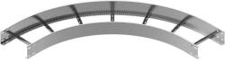 BAKS 499820 LDZC200H100N Kábellétra külső sarokidom vízszintes 100x 200 mm 90 fokos szalaghorganyzott, anyagvastagság 2, 0 mm (499820)