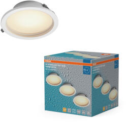 OSRAM LED Downlight Set IP44 fürdőszobai süllyesztett LED spot lámpa, 18W, 1800 lm, 3000K - 3 darabos (4058075854352)