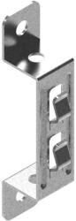 BAKS 902803 BSMN fali tartó rácsos kábeltálcához 60 mm oldalmagassághoz 122×25×25 mm tartóelem, kábelvezetési elemek rögzítéséhez (902803)