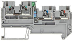 Siemens 8WH6003-0DE00 iniciátor sorkapocs, L+, L-, A, 1, 5mm2, szürke, rugós csatlakozás (8WH60030DE00)