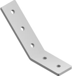 BAKS 665200 LCK12 C-sín 135 fokos összekötő 40×124×80 mm cinkpelyhes horganyzás, anyagvastagság 6, 0 mm összekötőelem (665200)