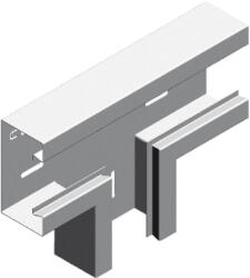 BAKS 910511 TSKS115H100 T-idom mellvédcsatornához 100x115, kábelvezetési elemek csatlakoztatásához (910511)
