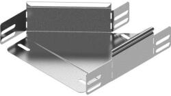 BAKS 166203 RKPBJ300/200H60 Kábeltálca szűkítőidom 300/ 200 mm jobbos, anyagvastagság 1, 0 mm perforáció nélkül, villamos kábelek nyomvonalvezetéséhez (166203)