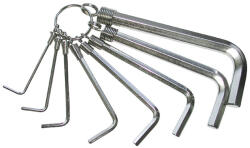 HAUPA 100915585 imbuszkulcs készlet gömbfejű 8db (2-10mm) (100915)