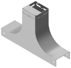 BAKS 315030 TRUZP300 Nagyfesztávú kábeltálca alsó leszálló T-idom 300x 257 mm szimmetrikus, tűzihorganyzott, anyagvastagság 1, 5 mm (315030)