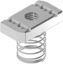 BAKS 650350 NRSM8/13 Csúszóanya rugóval profilsínhez M8 35x 20 mm, villamos szerelési feladatokhoz (650350)