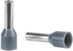 Schneider Electric DZ5 - DZ5CE007D - Érvéghüvely 0, 75 mm2 DIN 10x100db blisteres kiszerelésben szürke L= 13mm (DZ5CE007D)