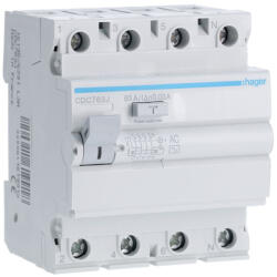 Hager CDC763J Fi-relé 4P 63A 30mA AC (CDC763J)