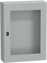 Schneider Electric PanelSet S3D - NSYS3D8620T - elosztószekrény H800xW600xD200 üveg ajtóval (NSYS3D8620T)