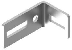 BAKS 461005 LCKD Fali tartó kábellétrához 80×50×40 mm tartóelem, kábelvezetési elemek rögzítéséhez (461005)