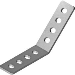 BAKS 664003 LCTV2 Sínösszekötő elem 40/ 41 mm sínhez, cinkpelyhes horganyzás, anyagvastagság 5, 0 mm összekötőelem, kábelvezetési elemek csatlakoztatásához (664003)