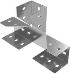 BAKS 661005 LCWT100 Sínösszekötő elem C-sínhez 400x 253 mm szalaghorganyzott, anyagvastagság 3, 0 mm összekötőelem, kábelvezetési elemek csatlakoztatásához (661005)