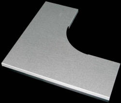 KOPOS Kábeltálca fedél 90 fok sarokelemhez 500x50-100mm tűzálló Sendzimir, NVO 90X500 S Kopos (NVO 90X500_S)