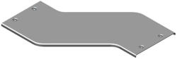 BAKS 316310 PZOLZZC100 Kitérő idom fedél 100 mm balos, vízszintes kültéri ipari kábeltálcához forgóretesszel, tűzihorganyzott, anyagvastagság 2, 0 mm (316310)
