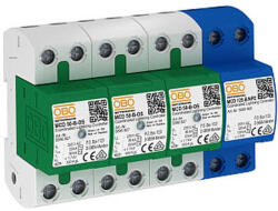 OBO Coordinated Lightning Controller készlet állapotjelzéssel 255V 5096836 (5096836)