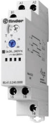 Finder 80.71. 0.240. 0000 multiunkciós időrelé, 24-240VAC/DC, 1A-es félvezető kimenet (80.71.0.240.0000)