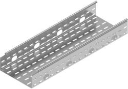 BAKS 181040 KOJ400H80/3 kábeltálca 80×400×3000 mm szalaghorganyzott 1, 0 mm anyagvastagság 24x 35 mm oldalnyílásokkal (181040)