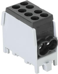 Tracon főáramköri leágazó kapocs, sínre szerelhető, fekete 2, 5-25mm2 101A - FLECU-25-16-2F (FLECU-25-16-2F)