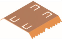 BAKS 960900 LKSH68 Mellvédcsatorna összekötő 60x 66 mm sárgaréz bevonatú rugóacél, anyagvastagság 1, 0 mm összekötőelem, kábelvezetési elemek csatlakoztatásához (960900)