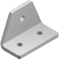 BAKS 665800 LCK18 C-sín 90 fokos összekötő 80×54×40 mm cinkpelyhes horganyzás, anyagvastagság 6, 0 mm összekötőelem, kábelvezetési elemek csatlakoztatásához (665800)