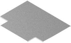 BAKS 500519 PTKN190 Padló alatti csatorna T-idom fedél 190 mm vízszintes, szalaghorganyzott, anyagvastagság 1, 5 mm, kábelvezetési nyomvonal lefedésére (500519)