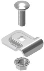 BAKS 901850 USKS rácsos kábeltálca rögzítőelem 25x 32 mm csavarral, villamos kábelek nyomvonalvezetéséhez (901850)