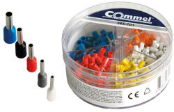 Commel Szigetelt érvéghüvely szett 400db/csomag 365-701 (365-701)
