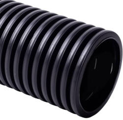 KOPOS Dréncső 50mm vízelvezető cső fekete, KOPODREN 50 F50 Kopos (50 fm/tekercs) (KOPODREN50F50)