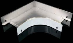 KOPOS Kábeltálca sarokelem 90 fok 125x50mm rozsdamentes acél, NIXO 90X50X125 IX Kopos (NIXO 90X50X125_IX)