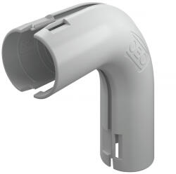 OBO Quick-Pipe 90°-os könyök M25, világos szürke 2154056 (2154056)