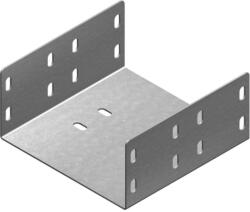 BAKS 310560 LCC600H100 Nagyfesztávú kábellétra C-toldó 595×92×190 mm tűzihorganyzott, anyagvastagság 2, 0 mm, villamos kábelek nyomvonalvezetéséhez (310560)