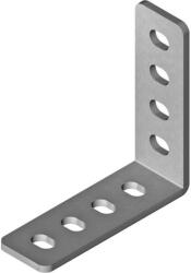 BAKS 664005 LCTV3 Sínösszekötő sarokelem 120×120×40 mm 40/ 41 mm sínhez, cinkpelyhes horganyzás, anyagvastagság 5, 0 mm összekötőelem (664005)