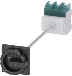 Siemens 3LD2814-0TK51 BE-KI kapcsoló, 3P, 125A, rotációs hajtással, fekete (3LD28140TK51)