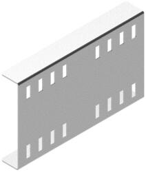 BAKS 270403 LSSUTH150 Nagyfesztávú kábeltálca- és létra hosszanti összekötő 157x 260 mm 150 mm oldalmagassághoz, szalaghorganyzott, anyagvastagság 3, 0 mm (270403)