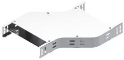 BAKS 130754 OPZNJ150H42 Kábeltálca kitérő idom 42x 150 mm vízszintes, fedéllel, villamos kábelek nyomvonalvezetéséhez (130754)