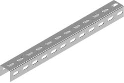 BAKS 612103 Profilsín 55×50×2, 0 mm 0, 3 m/szál szalaghorganyzott CC55H50/03 szerelősín, kábelvezetési elemek rögzítéséhez (612103)