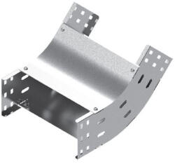 BAKS 131096 LUMNJ100H80 Sarokidom 45 fokos 80x 100 mm függőleges, fedéllel, kábelvezetési nyomvonal lefedésére (131096)