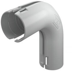OBO Quick-Pipe 90°-os könyök M32, világos szürke 2154058 (2154058)
