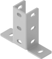 BAKS 661320 PVC50 (STD) Fejlemez 160×140×49 mm, tűzihorganyzott, anyagvastagság 5, 0 mm, villamos szerelési feladatokhoz (661320)
