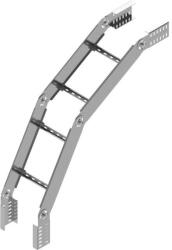 BAKS 420921 LLDSP200H100 Kábellétra csuklós sarokidom függőleges 100x 200 mm 90 fokos szalaghorganyzott, anyagvastagság 1, 5 mm (420921)