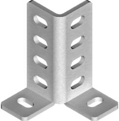 BAKS 661306 PVK Rögzítőtalp 40/ 41 mm sínhez, tűzihorganyzott, anyagvastagság 5, 0 mm rögzítőelem, villamos szerelési feladatokhoz (661306)