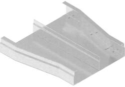 BAKS 542425 RKNd250/190H48 Padló alatti csatorna szűkítőidom kétrekeszes 48x250/ 190 mm szimmetrikus, szalaghorganyzott, anyagvastagság 1, 0 mm (542425)